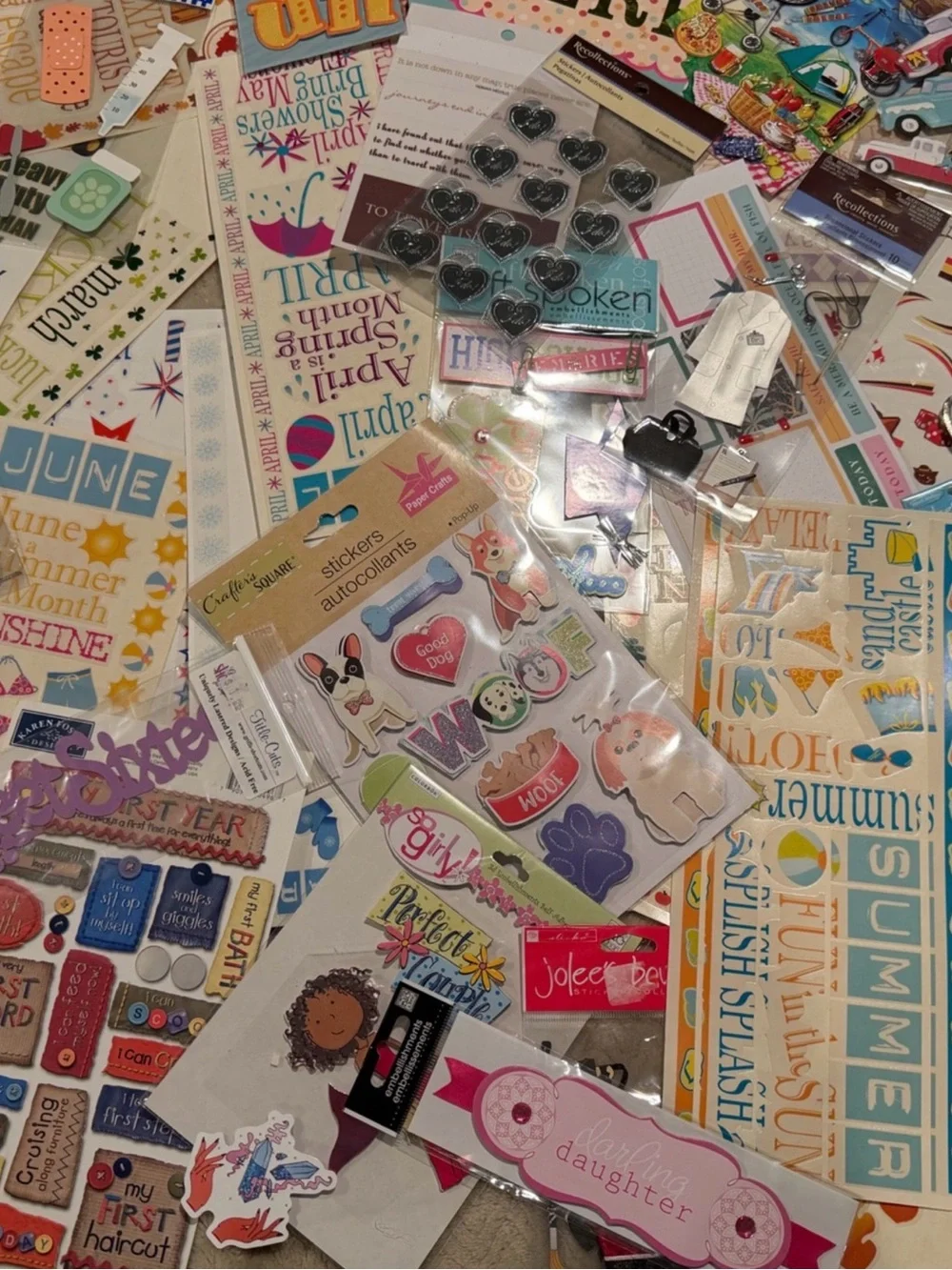 Assorted Sticker Pack - jolees and many more